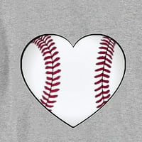 Ljeto Čvrsta boja bejzbol srca crtani crtani print dječak djevojka odjeća kratki rukav majice za dječaka