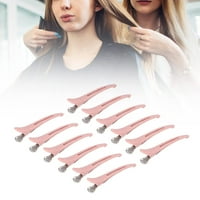Stezaljke za kosu za žene, salonske isječke za kosu postavljene profesionalne prenosne ružičaste presjeke
