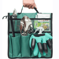 Vrt Kneeler Tool Tool torbica za skladištenje taster Viseći organizator s džepovima za ručice Vodootporna prijenosna vrtlarna vrećica za ručno torbu za ručno vezu za vrtlarstvo
