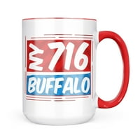 Neonblond Buffalo, Ny Red Blue Gol poklon za ljubitelje čaja za kavu