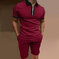 Hanas Fashion Muške postavljače Muške kratke setove Outfits Ljetna trenerka Majica i kratke hlače Postavite