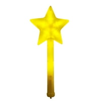 Fdelink Noćne svjetlo Svjetlosne palice zvijezde igračke trepere rođendanske zalihe za zabavu Light Stick LED sjaja festivala noćna svjetla žuta