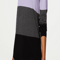 Karen Scott ženska boja blokirana pulover džemper ljubičaste veličine xx-velik