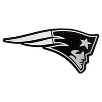 Muška antigua Black New England Patriots Metalik logo Big & Vill Tribute Polo