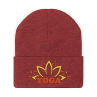 Yoga zimski kape za žene vezenje yoga beanie hat joga zimski šešir joga božićni poklon