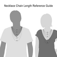 Ogrlica preko privjeske za muškarce od nehrđajućeg čelika slojevitog lanca kubanske lančani lančani