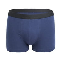 Muške kratke hlače vruća modna čvrsta boja udobne 95% pamuk plus veličine muške donje rublje plavo