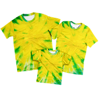 Šareno tie-dye odrasli majica Dječje 3-GODINE THICE Girl Crtani majica Classic Crtani odjeća Dječji