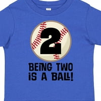 Inktastični drugi rođendan bejzbol godina Old Boy poklon dječaka malih majica ili majica mališana
