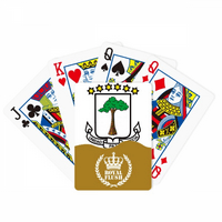 Ekvatorijalna Gvineja Nacionalni amblem Royal Flush Poker igračka karta