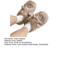 Hesoicy Coscy sa slatkim crtanim janjećim papučenim pamučnim pamukom, anti-kliznim potplatom i plišanom