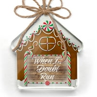Ornament je ispisano jedno obodno obojeno drvo kad sumnja pokrene Božić Neonblond