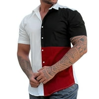 Muške majice na dugim majicama MENS spušta majice s dugim rukavima Muška kratka rukava Havajska majica