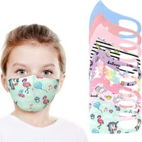 Uzorak jednorog krune djevojke za višestruko krpa za višestruku masku za lice i torba za pranje