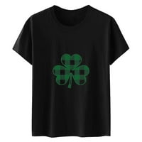St. Patrick košulje Žene Ležerne majice Top Moda Print plus veličina kratkih rukava Labava majica Bluza