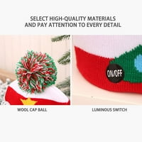 Umitay LED svjetlosno pleteni ružni džemper Holiday Xmas Božić