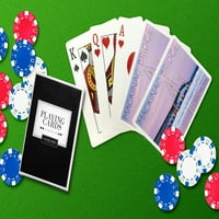 Most Mackinac, Michigan, Zimska scena, Lantern Press, Premium igraće kartice, karta sa jokerima, Sjedinjene