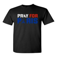 Podrška moli za Parišku zastavu Francuski svjetski mir jak DT odrasli majica Tee