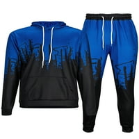 Prednjeg swalk muški znoj set set trenerke Jogging Atletic Outfit Hoodeie Sportski setovi pulover