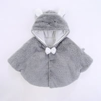 Dječja odjeća za djevojčice rt windbreaker proljetni izlet Cape siva medvjed casud udobnost zimske odjeće