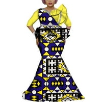 Bintarealwa Afrička ženska odjeća Dvije postavljene djeveruše odijelo WY9262
