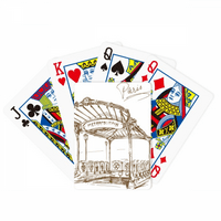 Metropolitain Station France Paris Landmark Poker Igranje čarobne kartice Fun Board Game