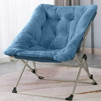 Udobna stolica u tanjiru, sklopiva lažna ležaljka za spavaću sobu i dnevni boravak, fleksibilno sjedenje