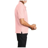 Žuti pijetao muške majice Big Boys Silk Touch Polo Light Pink m