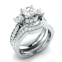 Prsten za žene 2-u-modna dama cirkonija kreativni set dodaci za žene prsten