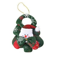 WolliclyMy Christmas DEKORACIJA Xmas Snjegović Drvo viseći ukrasi Poklon Dječji dečji lutke Santa Toy