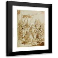 Giovanni Battista Tiepolo Crna modernog uokvirenog muzeja Art Print pod nazivom - obožavanje magiju