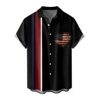 Košulje za muškarce 4. jula Dan nezavisnosti Muška i ljetna slavlja Ležerne prilike za vintage nevolje