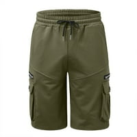 Wyongtao Muški planinarski teretni kratke hlače Brze suhe vanjske kratke hlače za muškarce s više džepom