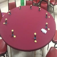 Felt poker stol za poklopac - Ruby Crvena - Odgovara 60 okruglo vijek preklopno stol - po mjeri izrađen