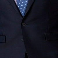 Ryan Seacrest Muška čvrstog modernog fit dva gumba Blezer jakna, plava, kratka