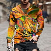 Muška majica s dugim rukavima majice Muška uniza dnevna majica 3D ispis grafički otisci Ležerne prilike