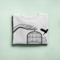 Besplatna ptica dukserica žena -Image by shutterstock, ženska 3x-velika