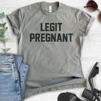 Legit Trudna majica, unise Ženska košulja, košulja trudnoće, košulja za bebe, trudna košulja, tamno