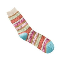 Čarape za žene i muškarce čišćenje ženskih vintage stila guste vune tople zimske čarape