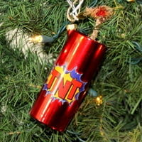 Odmor na ornamentu TNT staklo ornament Dynamit Explosive Go6550