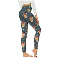 Ljetna rasprodaja joga kratke hlače za žene Ženska Halloween 3D Tiskanje Slim Stretch yoga hlače na