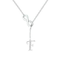 Ogrlice za žene oblikovane resel srebrne inicijalne ogrlice za žene srebrne ogrlice za žene A Z abeceda