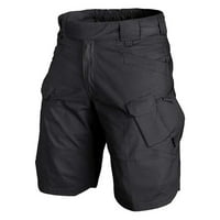 Muške modne casual vodootporne brze sportske hlače suhe prozračne kratke hlače crne s