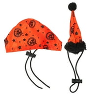 Hemoton set gmizavca hat cloak tiskara elastična šešir guštera Halloween Decor Prop