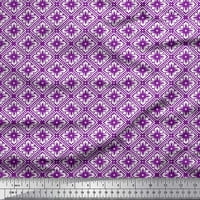 Soimoi pamučna kambrska tkaninska tkanina cvjetna i geometrijska etnička tkanina otisci sa širokim dvorištem