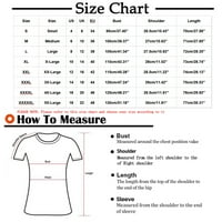 Ženske plus veličina T-majice za čišćenje Žene Ležerne prilike plus Sizelace Pol poluferveni patentni