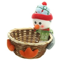 Candy Basket Božić Dekor za skladištenje dekora za skladištenje košara za skladištenje Xmas