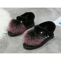 Woobling ženske tople čizme plišane obloge zimske cipele klizanje na snežni čizme vanjski gležanj bootie