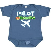 Inktastični pilot u treningu Airplane Boys Budući posao Poklon Baby Boy ili Baby Girl Bodysuit