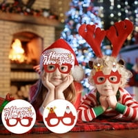 Zaslade, slatki božićni okviri za božićne naočale za božićne zabave i večere